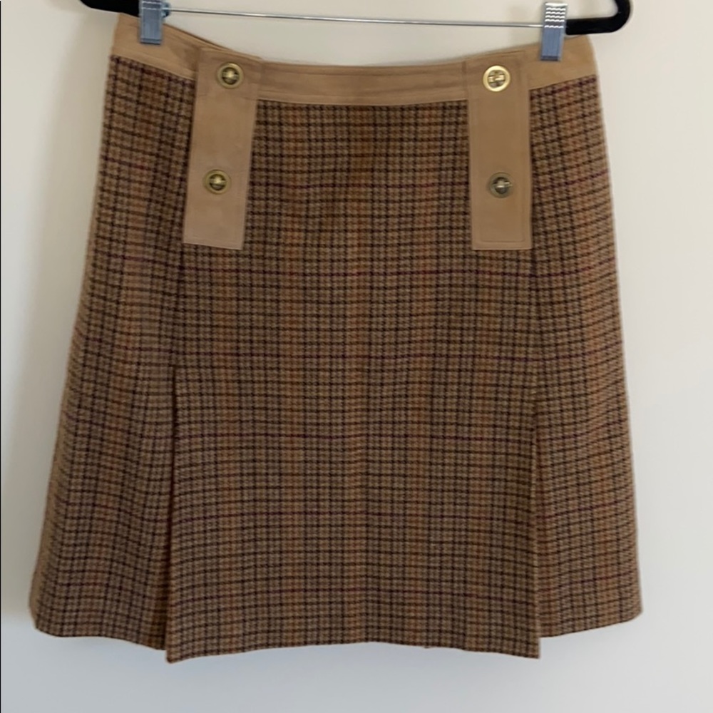 Buchman Wool and suede skirt